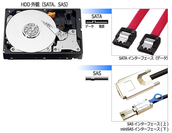 ハードディスク（SATA、SAS、SSD） | IT SKILL MAP